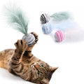Feather Chase Ball™ – Interactive Feather Ball Toy for Cats